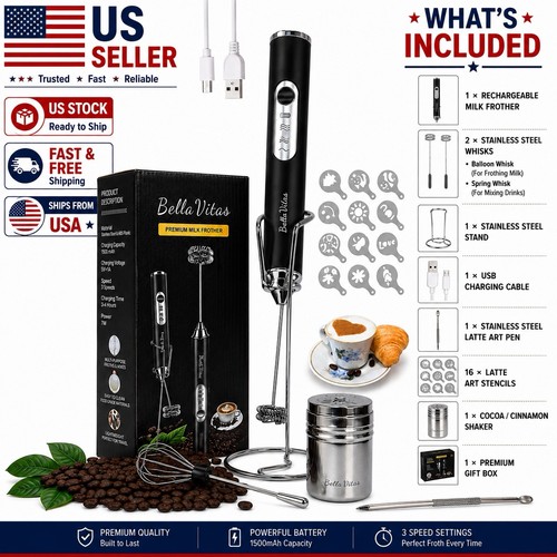 Milk frother electric - milk,