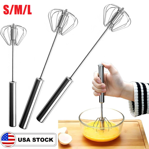 Stainless steel egg - whisk, hand